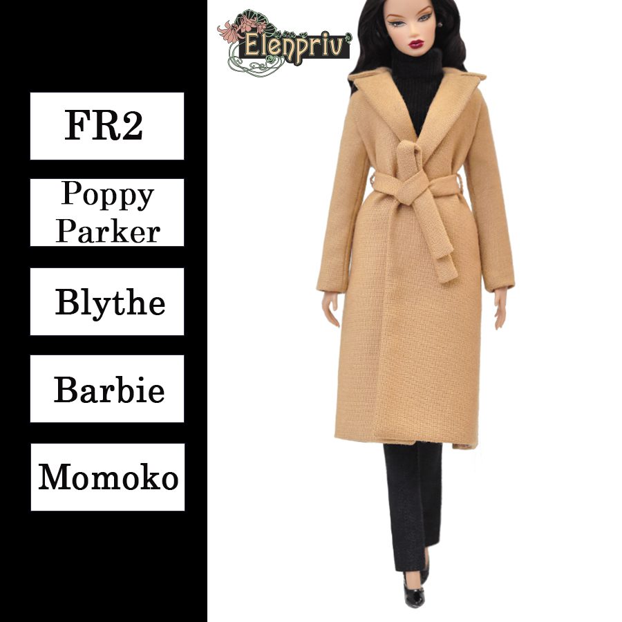 barbie camel coat