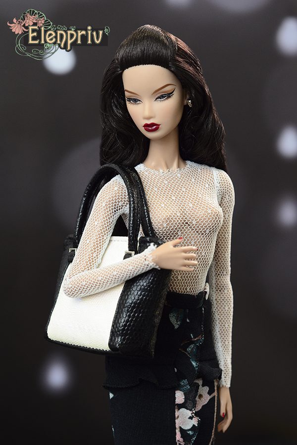 1/6 Scale LV Handbag Doll Purse Barbie Poppy Parker Silkstone BJD