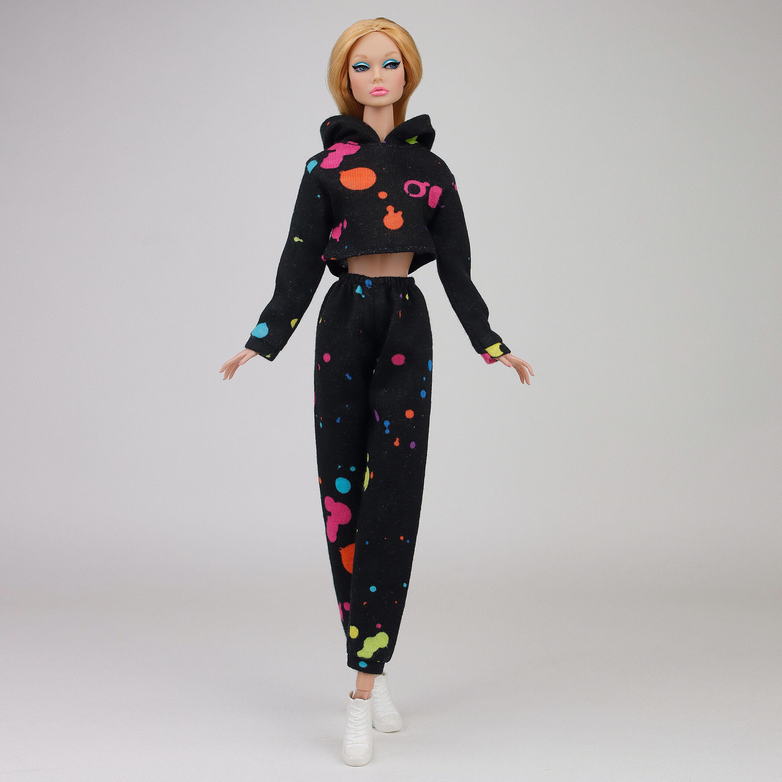 FA-027 Colorful printed tracksuit outfit for 11 1/2 Prime; Brb